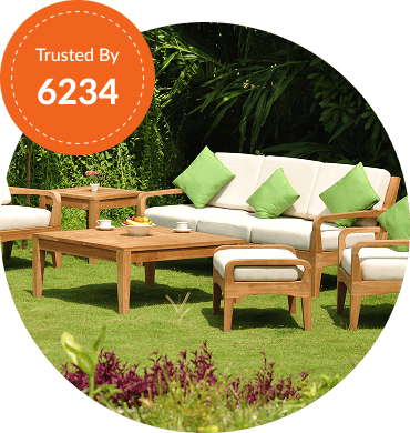 Outdoor furniture upholstery