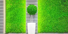 artificial grass wall decor