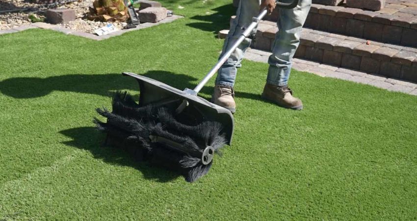 Rinse The Fake Turf Occasionally